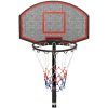 Basketkorg med stativ svart 216-250 cm polyeten vidaXL – miniatyr 5