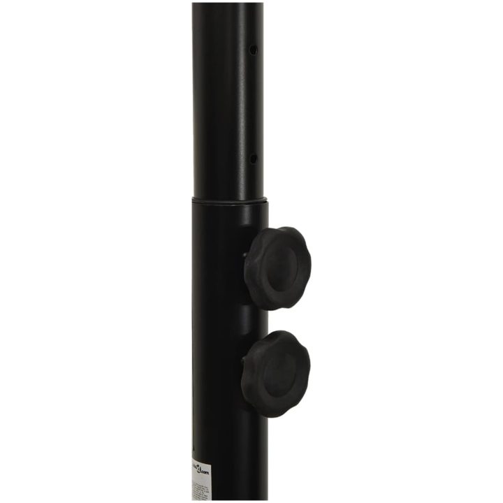 Basketkorg med stativ svart 216-250 cm polyeten vidaXL – bild 6