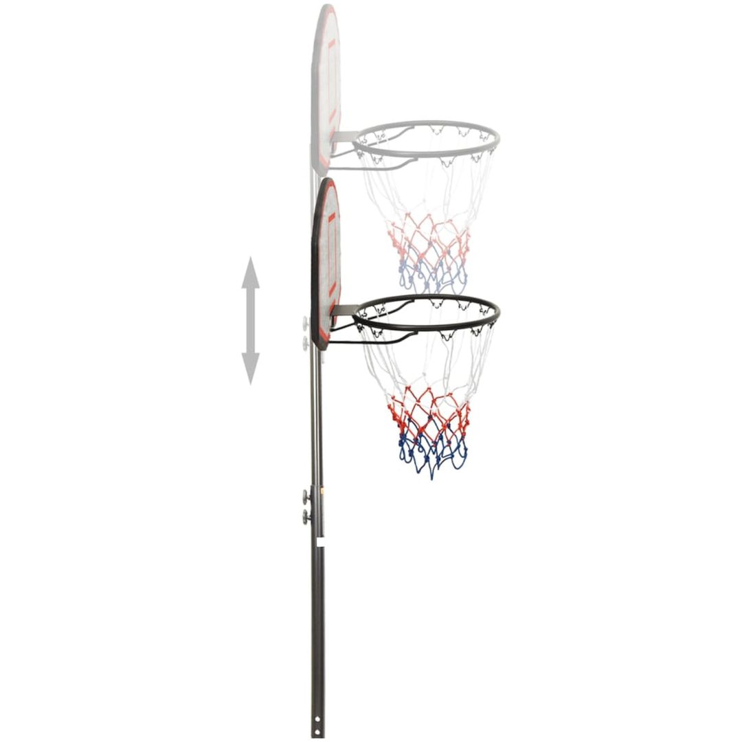 Basketkorg med stativ svart 216-250 cm polyeten vidaXL – bild 8