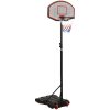 Basketkorg med stativ svart 216-250 cm polyeten vidaXL – miniatyr 1