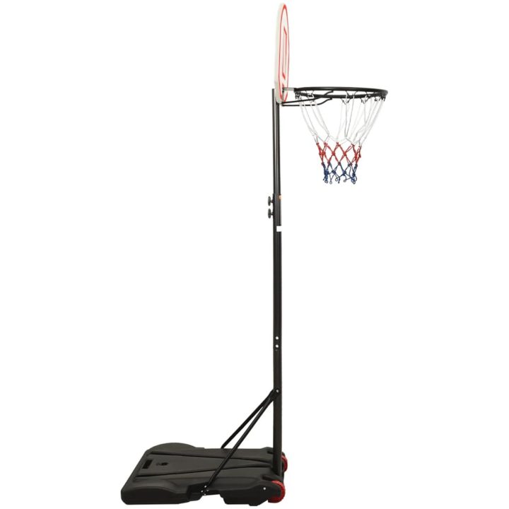 Basketkorg med stativ vit 216-250 cm polyeten vidaXL – bild 3
