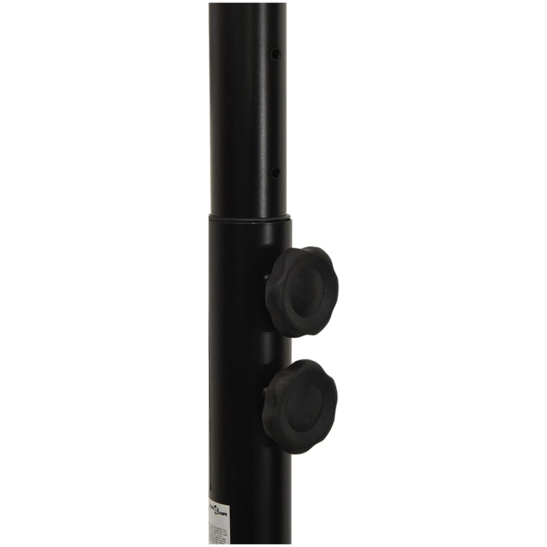 Basketkorg med stativ vit 216-250 cm polyeten vidaXL – bild 6
