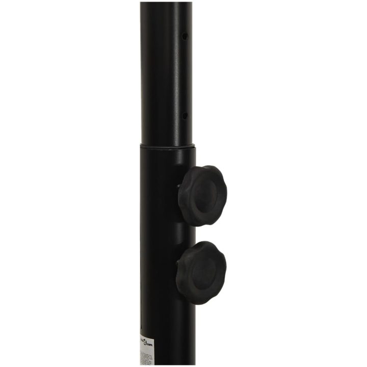 Basketkorg med stativ vit 216-250 cm polyeten vidaXL – bild 6