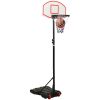 Basketkorg med stativ vit 216-250 cm polyeten vidaXL – miniatyr 9