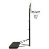 Basketkorg med stativ vit 258-363 cm polyeten vidaXL – miniatyr 3