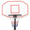 Basketkorg med stativ vit 258-363 cm polyeten vidaXL – miniatyr 5