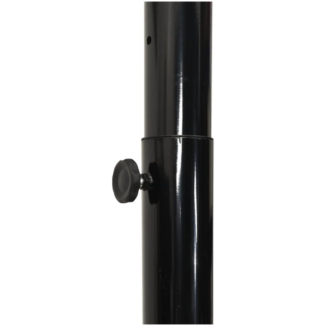 Basketkorg med stativ vit 258-363 cm polyeten vidaXL – bild 6