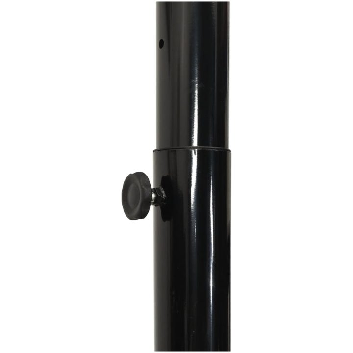 Basketkorg med stativ vit 258-363 cm polyeten vidaXL – bild 6