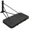 Basketkorg med stativ vit 258-363 cm polyeten vidaXL – miniatyr 7