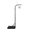 Basketkorg med stativ vit 282-352 cm polyeten vidaXL – miniatyr 3