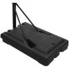Basketkorg med stativ vit 282-352 cm polyeten vidaXL – miniatyr 5