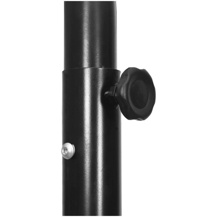 Basketkorg med stativ vit 282-352 cm polyeten vidaXL – bild 6