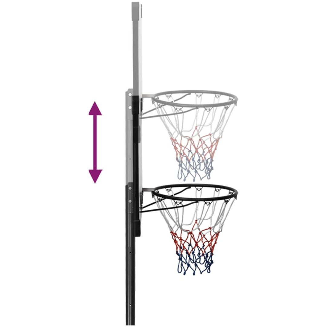 Basketkorg transparent 235-305 cm polykarbonat vidaXL – bild 9