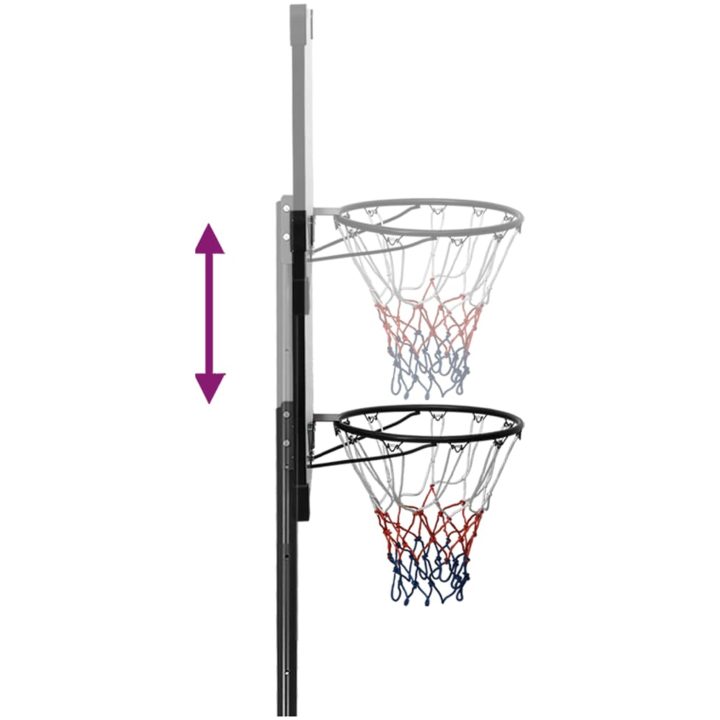 Basketkorg transparent 235-305 cm polykarbonat vidaXL – bild 9