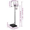 Basketkorg transparent 235-305 cm polykarbonat vidaXL – miniatyr 10