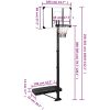 Basketkorg transparent 256-361 cm polykarbonat vidaXL – miniatyr 10