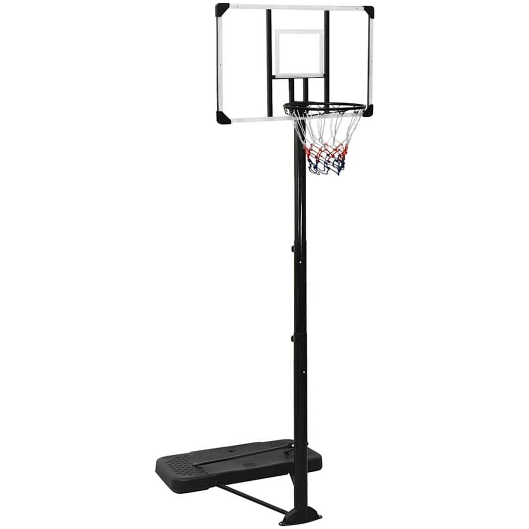 Basketkorg transparent 256-361 cm polykarbonat vidaXL