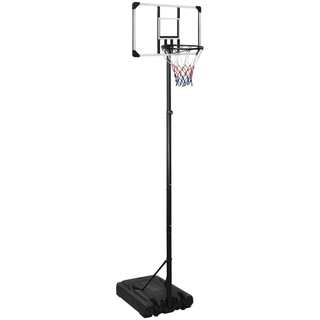 Basketkorg transparent 282-352 cm polykarbonat vidaXL