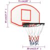 Basketplatta vit polyeten vidaXL 71 x 45 x 2 cm – miniatyr 8