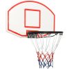 Basketplatta vit polyeten vidaXL 71 x 45 x 2 cm – miniatyr 1