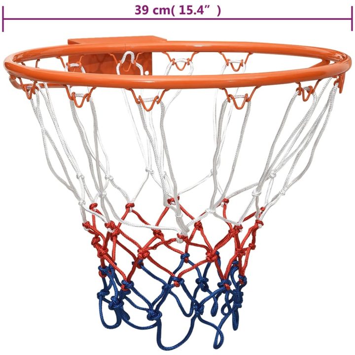 Basketring orange stål vidaXL ⌀39 cm – bild 7