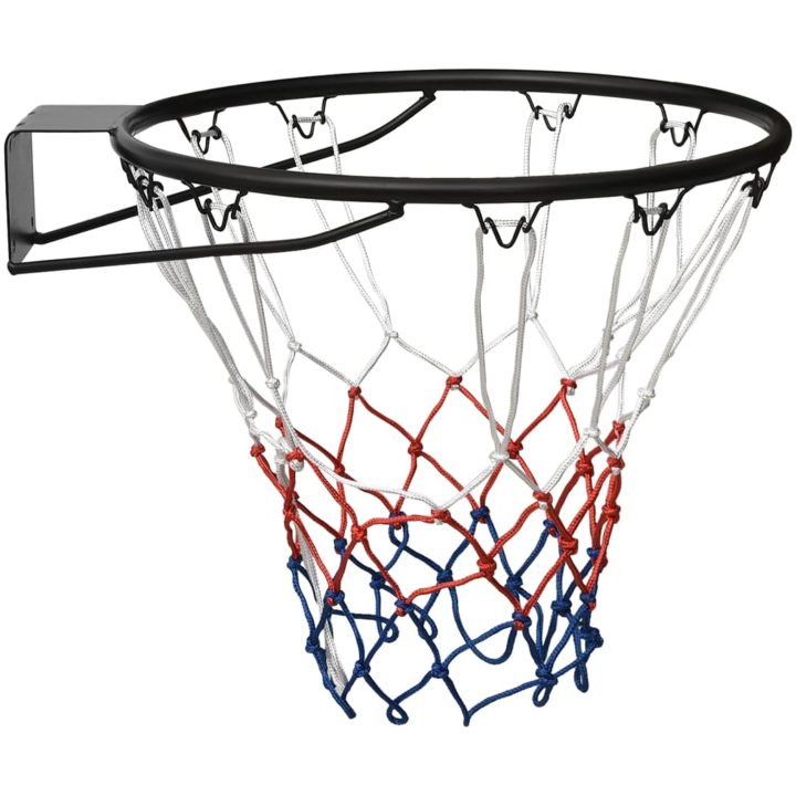 Basketring svart stål vidaXL ⌀45 cm – bild 3