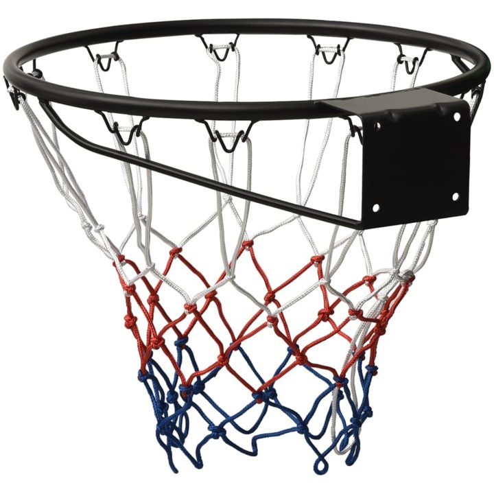 Basketring svart stål vidaXL ⌀45 cm – bild 4