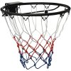 Basketring svart stål vidaXL ⌀45 cm – miniatyr 1