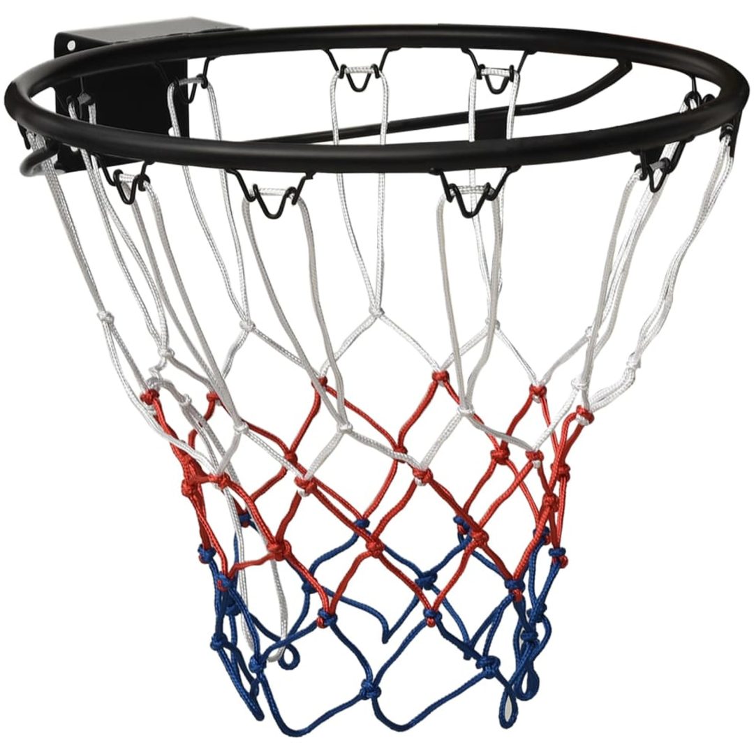Basketring svart stål vidaXL ⌀45 cm