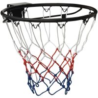 Basketring svart stål vidaXL