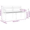 Bataviabänk med grå dyna massiv teak vidaXL 150 cm – miniatyr 8