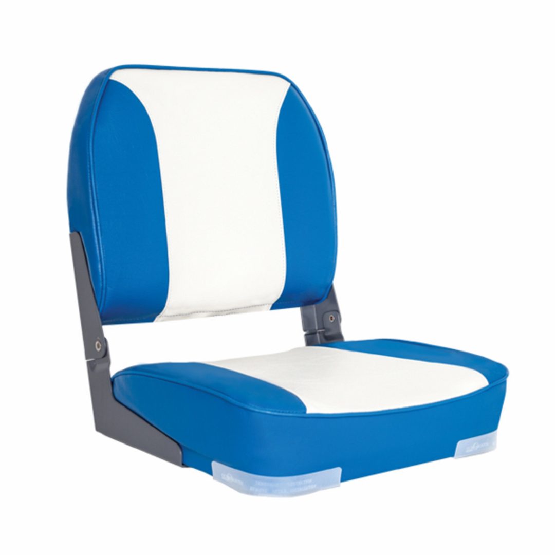 Båtstol Deluxe Fold Down Blå Vit OceanSouth