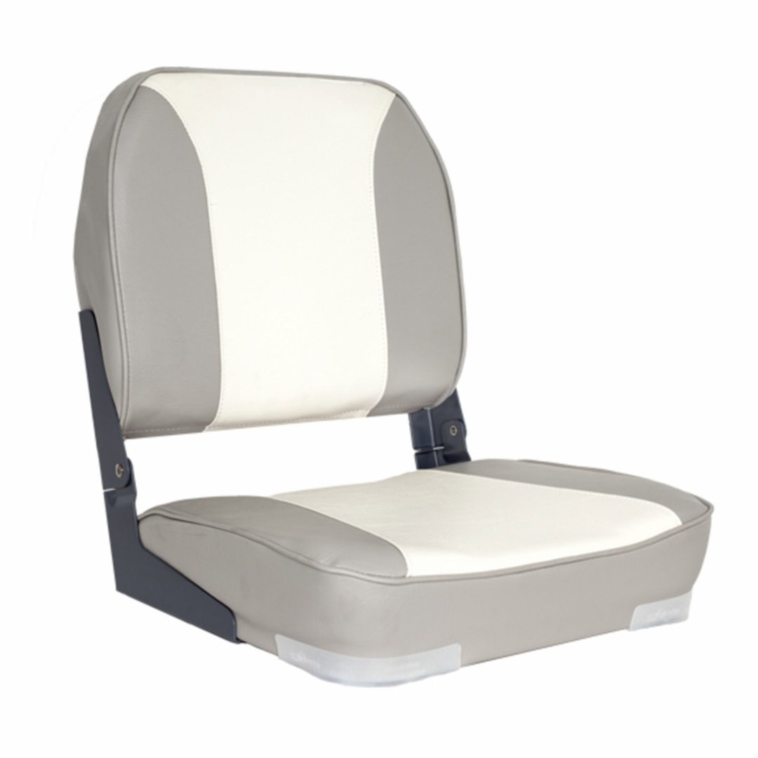Båtstol Deluxe Fold Down Grå Vit OceanSouth