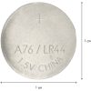 Batteri 6-pack AG13/LR44 Silver Star Trading – miniatyr 3