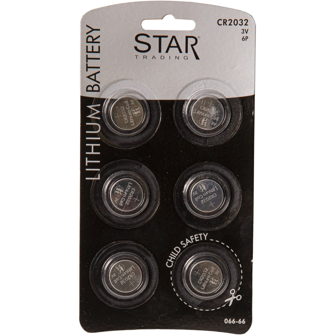 Batteri 6-pack CR2032 Silver Star Trading – bild 4