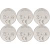 Batteri 6-pack CR2450 Silver Star Trading – miniatyr 1