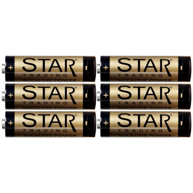 Star Trading Batteri AA 1,5V Power Alkaline Guld