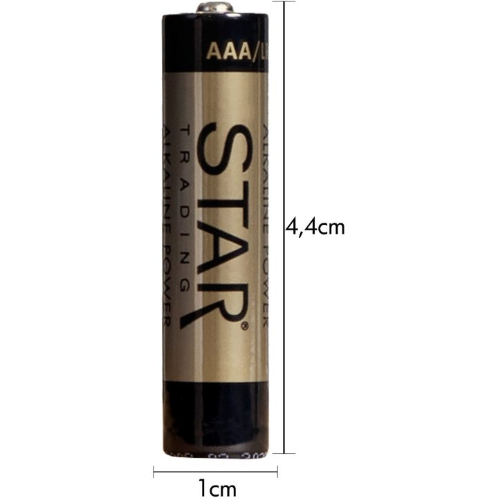 Batteri AAA 1,5V Power Alkaline Guld Star Trading – bild 7