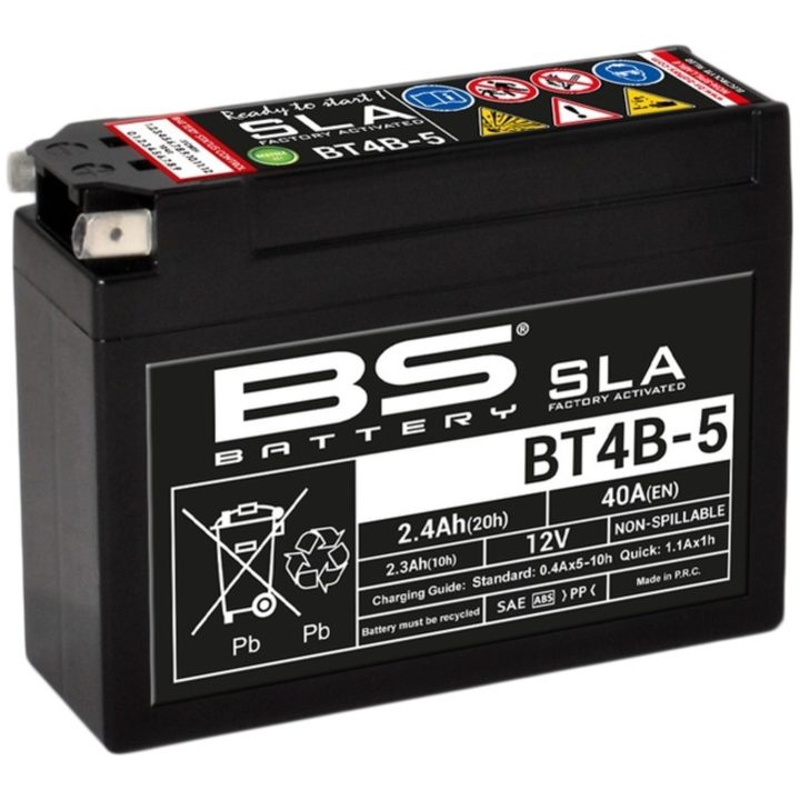 Batteri AGM BS Battery Svart – bild 3