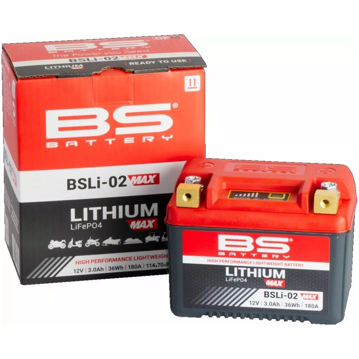 Batteri Bsli-02 Svart BS BATTERY – bild 2