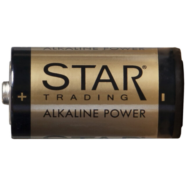 Star Trading Batteri C 1,5V Power Alkaline Guld