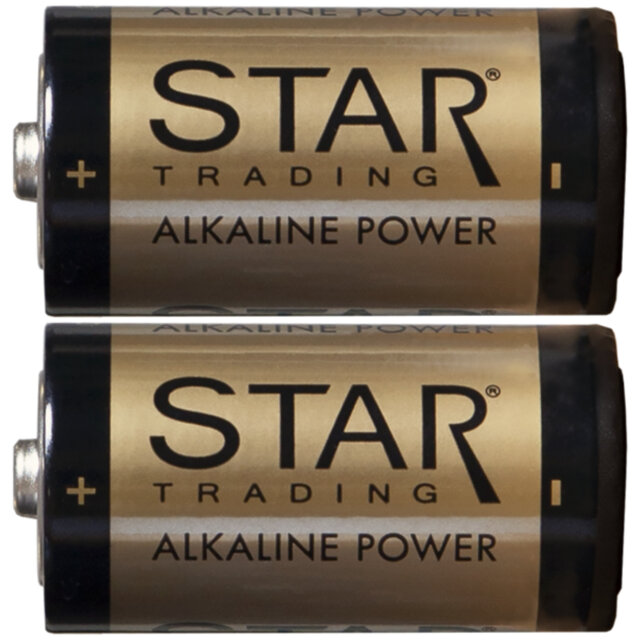 Star Trading Batteri C 1,5V Power Alkaline Guld
