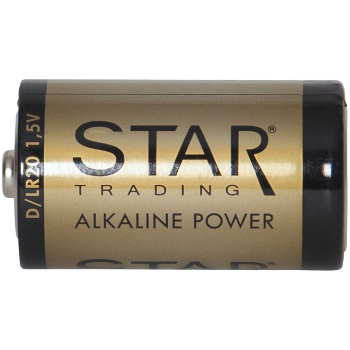 Batteri D 1,5V Power Alkaline Guld Star Trading – bild 3