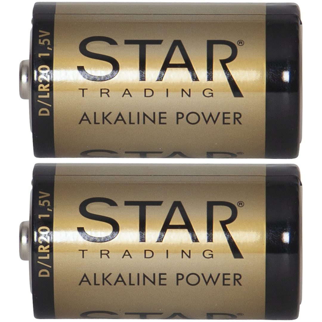 Batteri D 1,5V Power Alkaline Guld Star Trading