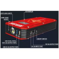 Batteri Jump Starter Med Usb-laddare BS BATTERY