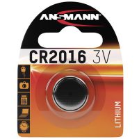 Batteri Knappcell Ansmann 3V Litium CR2016, 1-pack