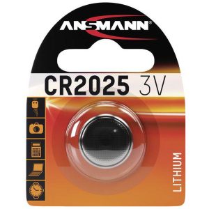 Batteri Knappcell Ansmann 3V Litium CR2025, 1-pack