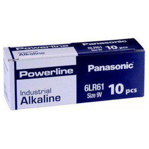 Batteri Panasonic 10-pack 9V Hel kartong = 12st (120) 9v
