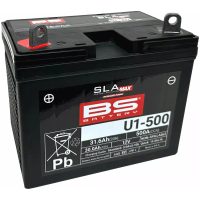 Batteri SLA AGM Fabriksaktiverad Svart BS BATTERY