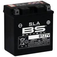 Batteri SLA Fabriksaktiverat AGM Underhållsfritt Svart BS BATTERY